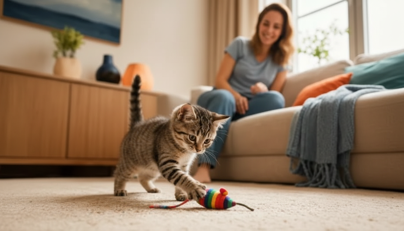 Indoor Cat Enrichment: DIY Toys, Routines & Home Setup