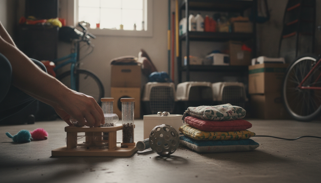 Enrich Your Cat While You’re Away: Easy Solo Ideas